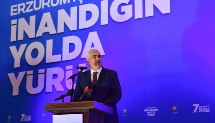 AK Parti Erzurum il kongresinde Öz yeniden il başkanlığına seçildi