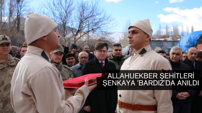 Allahuekber Şehitleri Şenkaya 'Bardız'da Anıldı