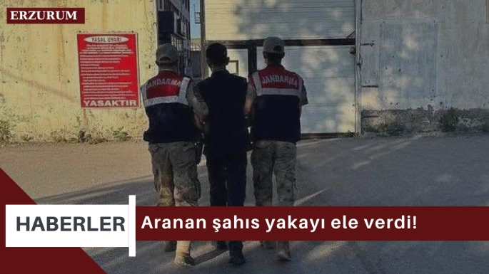 Aranan şahıs yakayı ele verdi!