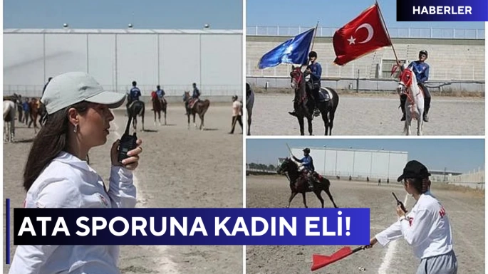 Ata sporuna kadın eli!
