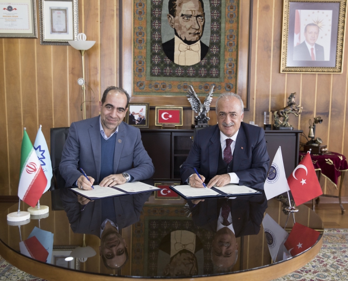 Atatürk Üniversitesi ile Sahand Teknoloji Üniversitesi Arasında İş Birliği Protokolü İmzalandı