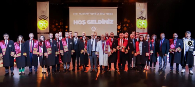 Atatürk Üniversitesinde, akademik teşvik ve ödül töreni gerçekleşti