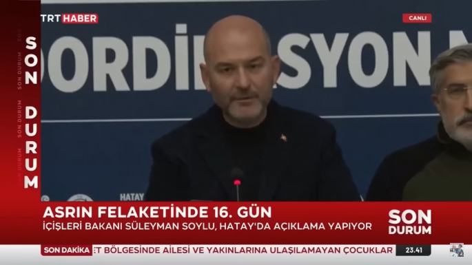 Bakan Süleyman Soylu: '' Ağır Hasarlı Binalara Giriş Yasaklandı ''