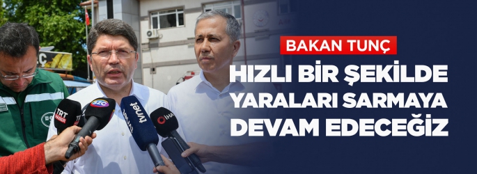 BAKANLAR TUNÇ VE YERLİKAYA, BARTIN'DA ESNAF VE VATANDAŞLARLA GÖRÜŞTÜ