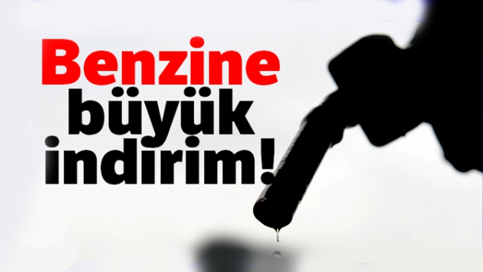 Benzine büyük indirim