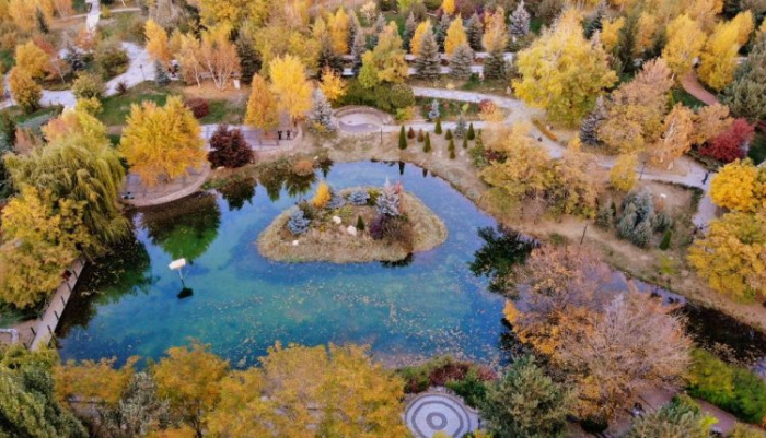 Burası Erzurum ve eşsiz sonbahar manzaraları