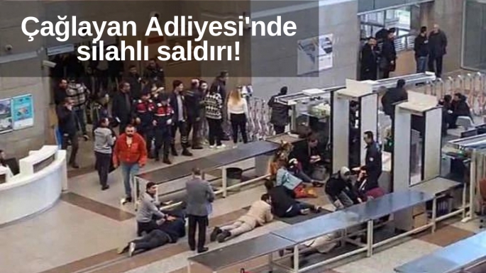 Çağlayan Adliyesi'nde silahlı saldırı!