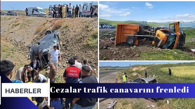 Cezalar trafik canavarını frenledi