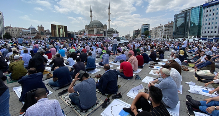 Cumhurbaşkanı Erdoğan’dan Taksim Camii’nde önemli açıklamalar