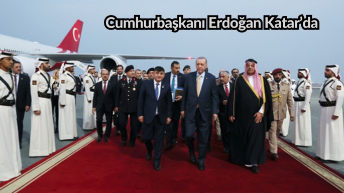 Cumhurbaşkanı Erdoğan Katar’da