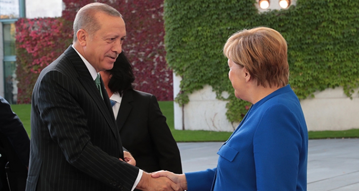 Cumhurbaşkanı Erdoğan, Merkel ile görüştü…