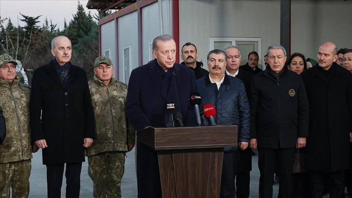 Cumhurbaşkanı  Erdoğan: Şu An İtibarıyla Hatay'ımızda 21 Bin 200 Personel Görev İfa Ediyor