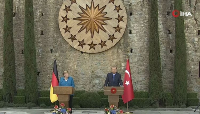 Cumhurbaşkanı Erdoğan ve Merkel’den önemli açıklamalar