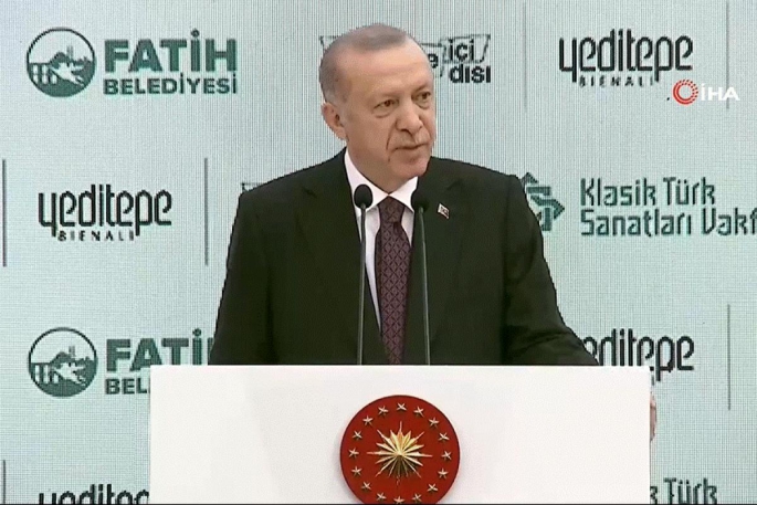 Cumhurbaşkanı Recep Tayyip Erdoğan 2. Yeditepe Bienali'nde konuştu