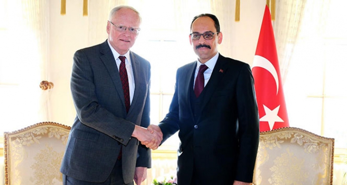 Cumhurbaşkanı Sözcüsü Kalın, ABD’nin Suriye Özel Temsilcisi Jeffrey ile görüştü