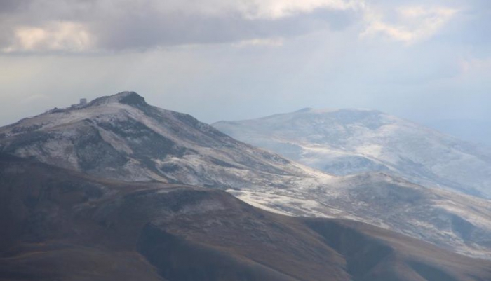 Erzurum’a mevsimin ilk karı Eylül ayında düştü