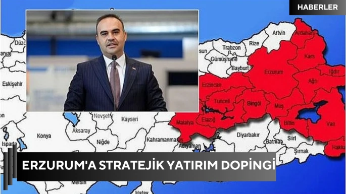 Erzurum'a stratejik yatırım dopingi