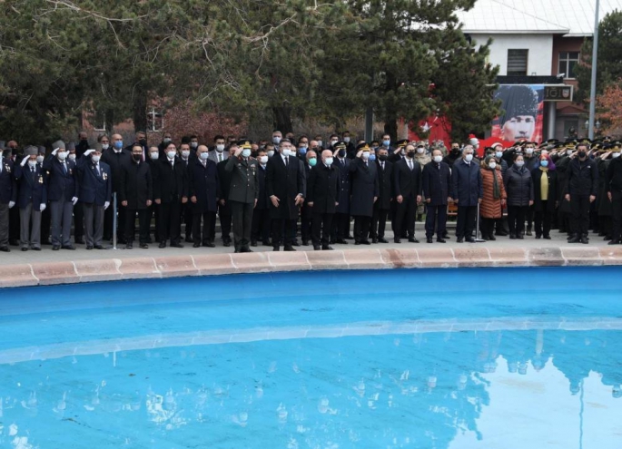 Erzurum’da 10 Kasım Atatürk’ü anma töreni