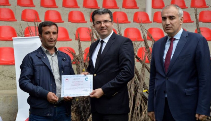 Erzurum’da 40 bin ceviz fidanı ile yem bitkisi tohumu dağıtıldı 