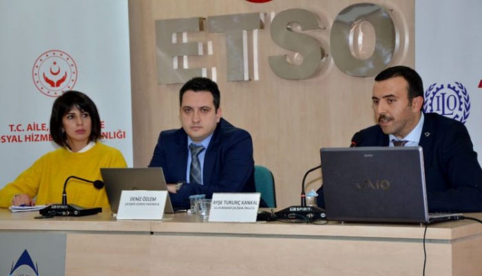 Erzurum’da AÇSHB ve ILO’nun ortak projesi ETSO’da tanıtıldı 