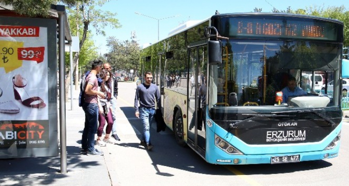 Erzurum’da bayramda ulaşım ücretsiz olacak