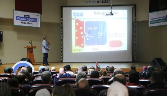 Erzurum’da İl Sağlık Müdürlüğü Diyabete  Dikkat Çekti.