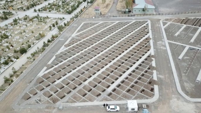 Erzurum’da kış için 800 mezar kazıldı