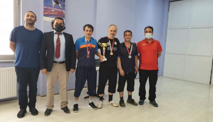 Erzurum’da Masa Tenisi Turnuvası Yapıldı