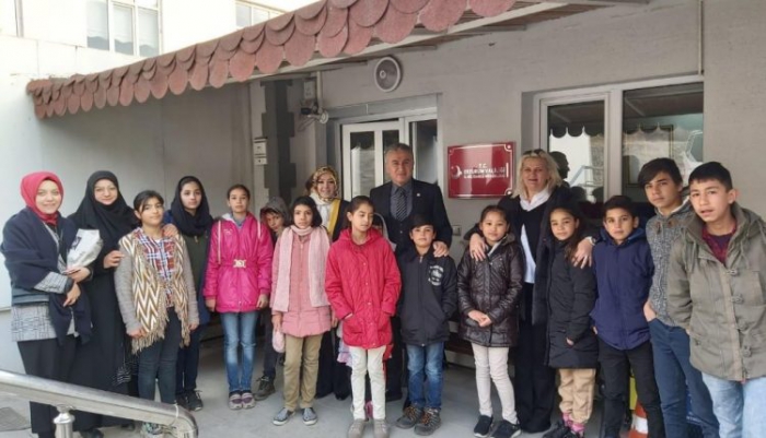 Erzurum’da Mülteci çocukların yüzü güldü