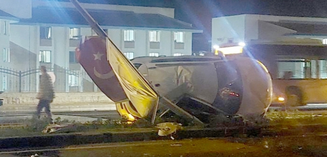 Erzurum’da trafik kazası