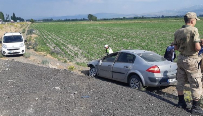 Erzurum’da Trafik kazası 2 yaralı