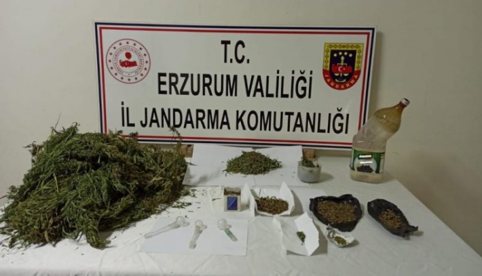 Erzurum’da uyuşturucu operasyonu: 3 gözaltı