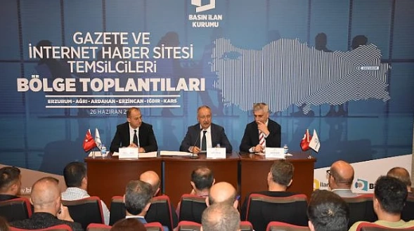 Erzurum'da yerel basın vurgusu: 