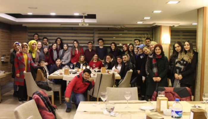 Erzurum  İletişim Fakültesinden, komite ekibine teşekkür yemeği 
