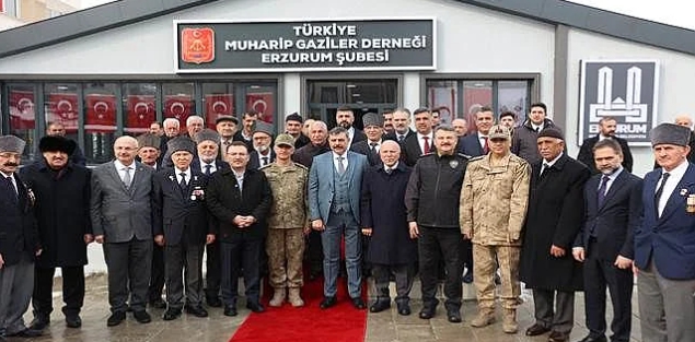 Erzurum Muharip Gaziler Derneği'ne yeni bina