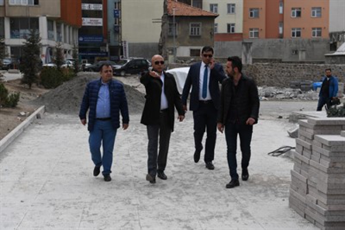 Erzurum Murat Paşa Kent Meydanı tamamlanıyor