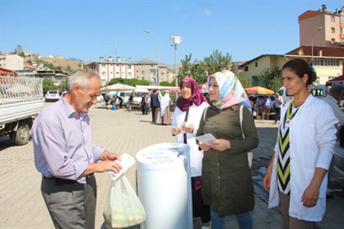 Erzurum Oltu'da :''Vatandaşları kalp krizi konusunda bilgilendirdiler