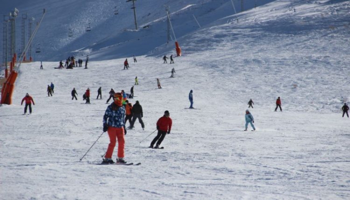 Erzurum Palandöken Kayak Merkezinde Yoğunluk…