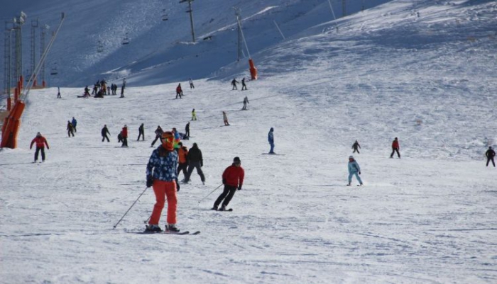Erzurum Palandöken Kayak Merkezinde Yoğunluk…