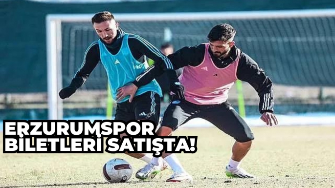 Erzurumspor biletleri satışta!