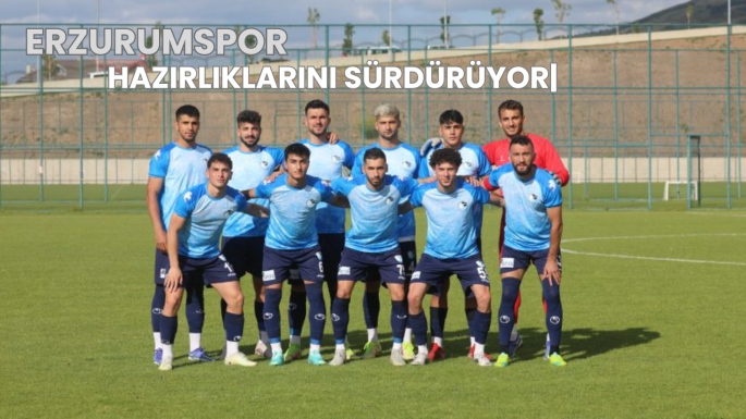 Erzurumspor Hazırlıklarını Sürdürüyor