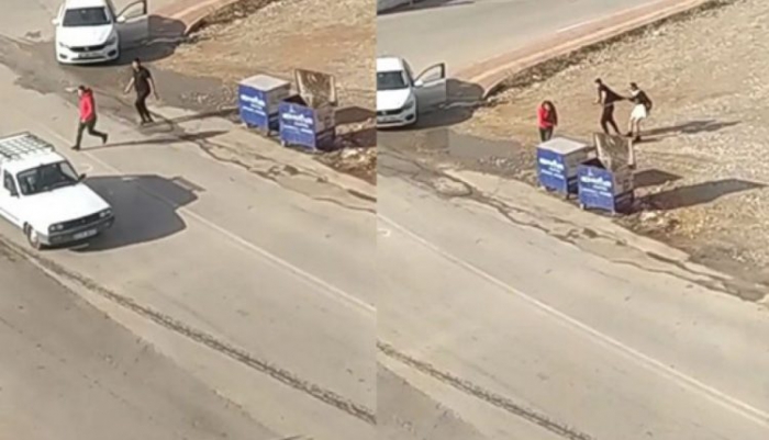 Gençlerin tartışması bıçaklı ve taşlı kavgaya dönüştü