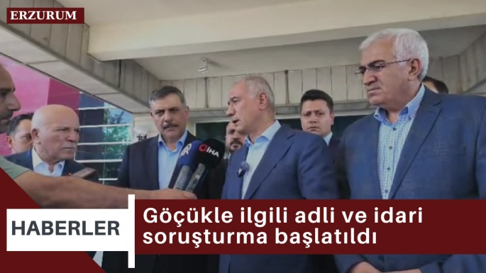 Göçükle ilgili adli ve idari soruşturma başlatıldı