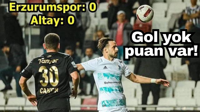 Gol yok puan var!