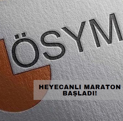 Heyecanlı maraton başladı!