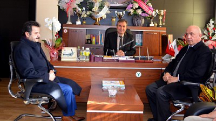ILICALI'DAN, DEKAN ELMALI'YA HAYIRLI OLSUN ZİYARETİ