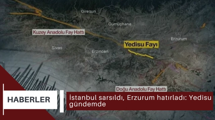 İstanbul sarsıldı, Erzurum hatırladı: Yedisu gündemde