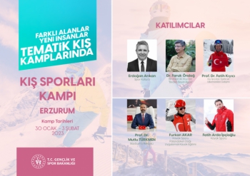 Erzurum'da  Kış Sporları Kampı Başlıyor 
