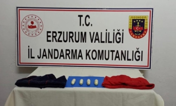 Erzurum'da Jandarmadan uyuşturucu operasyonu