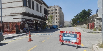 Erzurum Üç Kümbetler Mevkii’nde Güvenlik önlemi aldılar